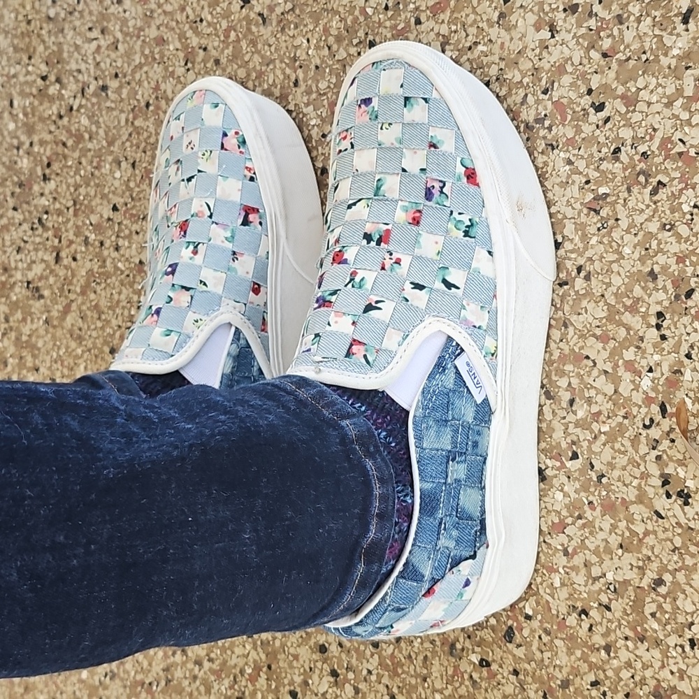 Vans Classic Slip-On Stackform Patchwork Woven De… - image 3